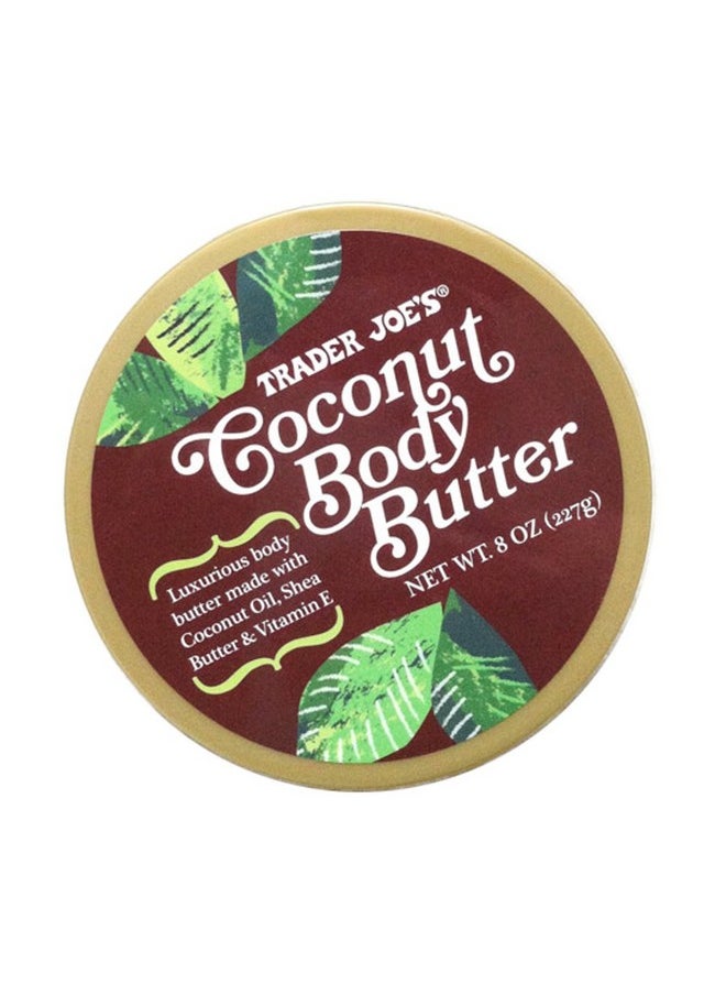 TJ's - Trader Joe's Coconut Body Butter, 8 Ounce (Pack of 2) - Image 1