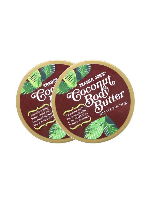 Trader Joe's Coconut Body Butter, 8 Ounce (Pack of 2)