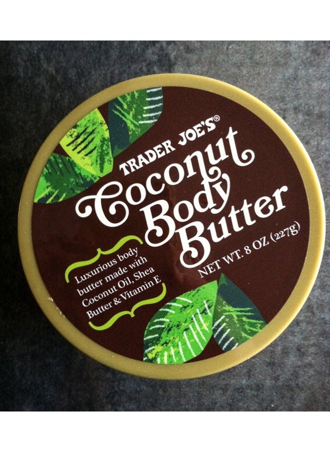 TJ's - Trader Joe's Coconut Body Butter, 8 Ounce (Pack of 2) - Image 1