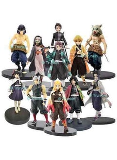 Trunkin Trunkin Demon Slayer Setof 15 Big Set C 15-17 Cm Figurines Anime Action Figure Kimetsu No Yaiba Hashira Set Tanjiro nezuko inosuke zenitsu kanae Toy Set Figures, PVC  - Image 4