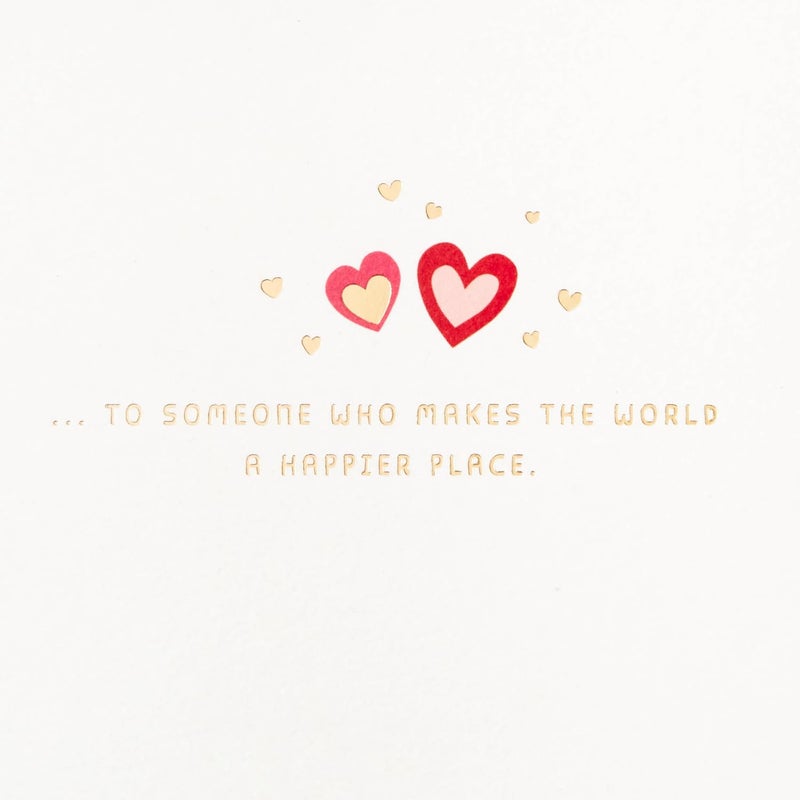 Hallmark Signature Peanuts Valentine's Day Card with Handmade Design - Image 3
