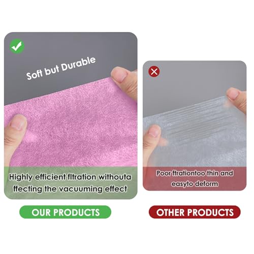 Rolokit 220 Sheets Nail Dust Collector Filter Paper: Disposable Dust Vacuum Filter for Most Nail Dust Fan Extractor Machine, Dust Cleaner Replacement Filter Paper Nail Tech Supplies Accessories for Home Salon - Image 4