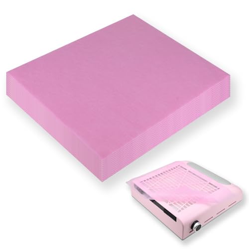 Rolokit 220 Sheets Nail Dust Collector Filter Paper: Disposable Dust Vacuum Filter for Most Nail Dust Fan Extractor Machine, Dust Cleaner Replacement Filter Paper Nail Tech Supplies Accessories for Home Salon - Image 1