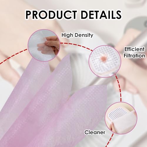 Rolokit 220 Sheets Nail Dust Collector Filter Paper: Disposable Dust Vacuum Filter for Most Nail Dust Fan Extractor Machine, Dust Cleaner Replacement Filter Paper Nail Tech Supplies Accessories for Home Salon - Image 3