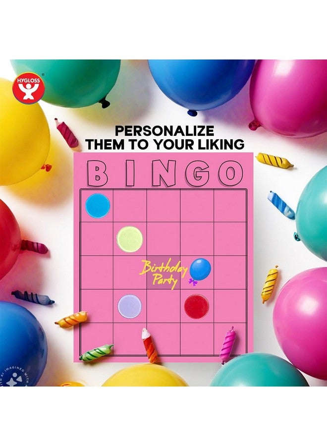Hygloss Products Blank Bingo Cards To Write On - 36-Pack Multicolor - Large Size Bingo Sheets Disposable - Activities For Classroom, Parties, Contests, Weddings, Events & More - Image 5