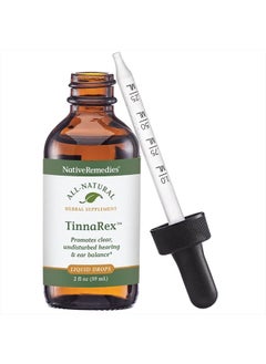 Native Remedies TinnaRex - All Natural Herbal Supplement Promotes Clear and Undisturbed Hearing - Supports Ear Structures, Sound Conduction and Conveyance - 59 mL  - Image 2