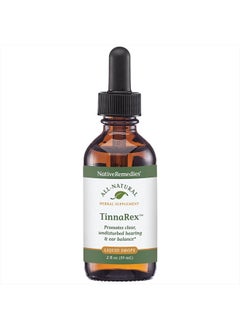 Native Remedies TinnaRex - All Natural Herbal Supplement Promotes Clear and Undisturbed Hearing - Supports Ear Structures, Sound Conduction and Conveyance - 59 mL  - Image 1