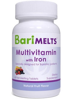 BariMelts Multivitamin with Iron, 60 Tablets  - Image 1