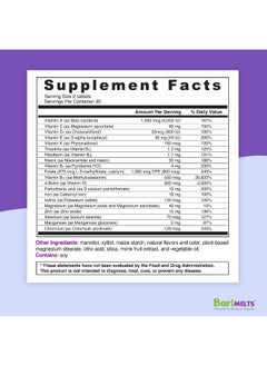 BariMelts Multivitamin with Iron, 60 Tablets  - Image 4