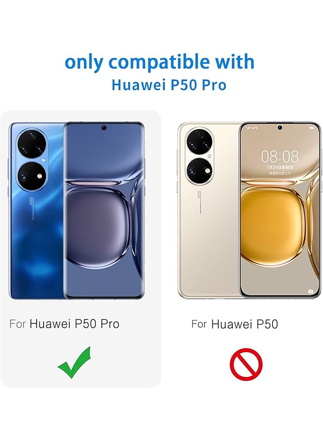 erorex Privacy Screen Protector For Huawei P50 Pro Not Glass Anti Spy Flexible Film Clear Protective Soft Tpu Anti Glare Film Anti Scratch For Huawei P50 Pro - Image 2