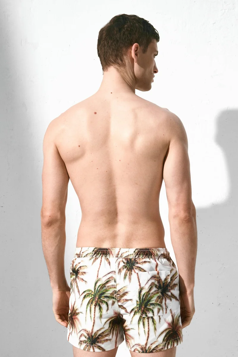 H&M  Patterned swim shorts for Men | Best Price UAE