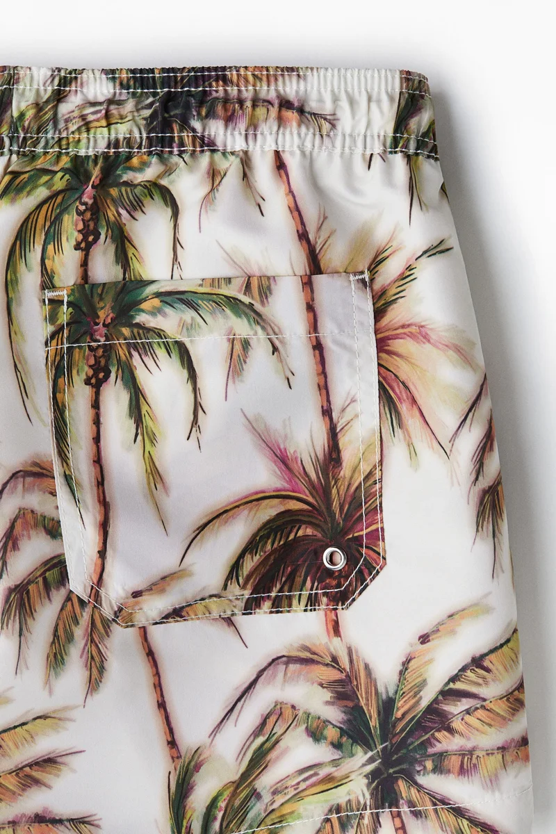 H&M  Patterned swim shorts for Men | Best Price UAE