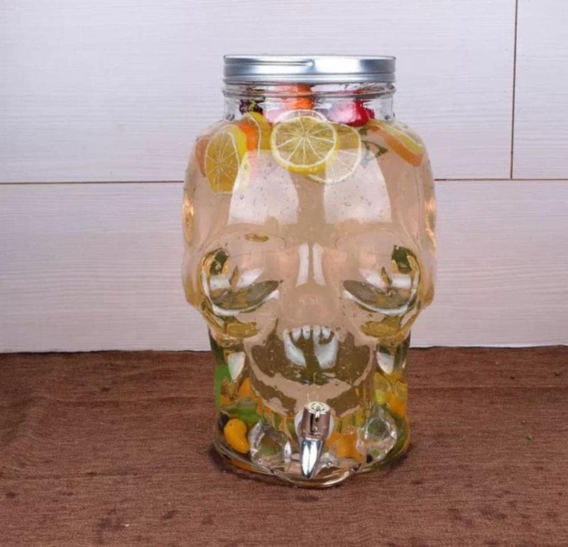 Jet Roy Transparent Mason Jar Beverage Dispenser Glass Air Tight Liquor Dispenser Beer Dispenser Cold Water Pitcher 8000 ml - Image 5