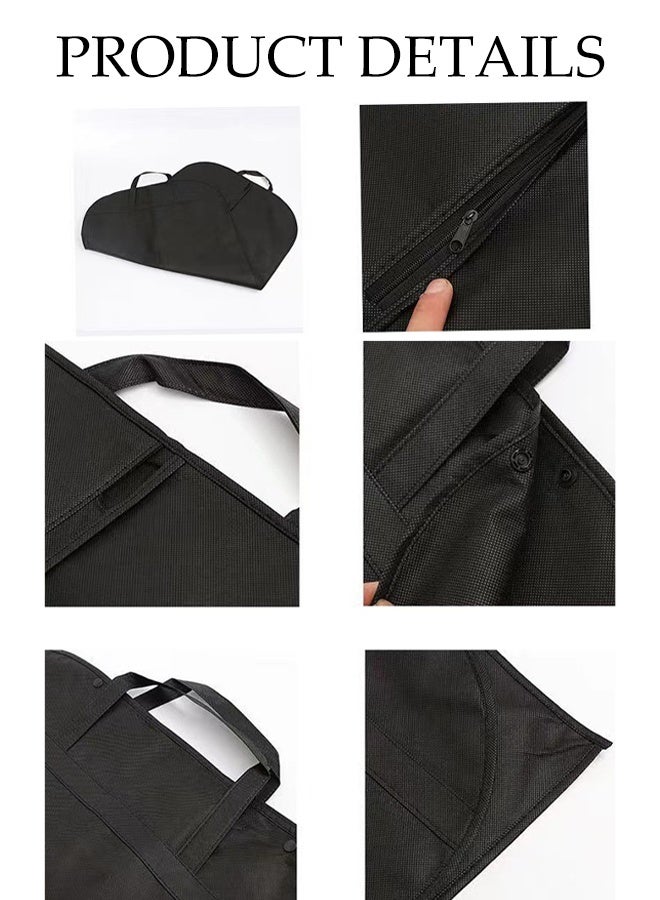 DUNISO Suit Bag，Garment Bags for Hanging Clothes，Foldable Clothing Travel Bag with Handles and Button，Waterproof，Dustproof，Suitable for Clothing Coat Jacket Shirt，60*120 - Image 3