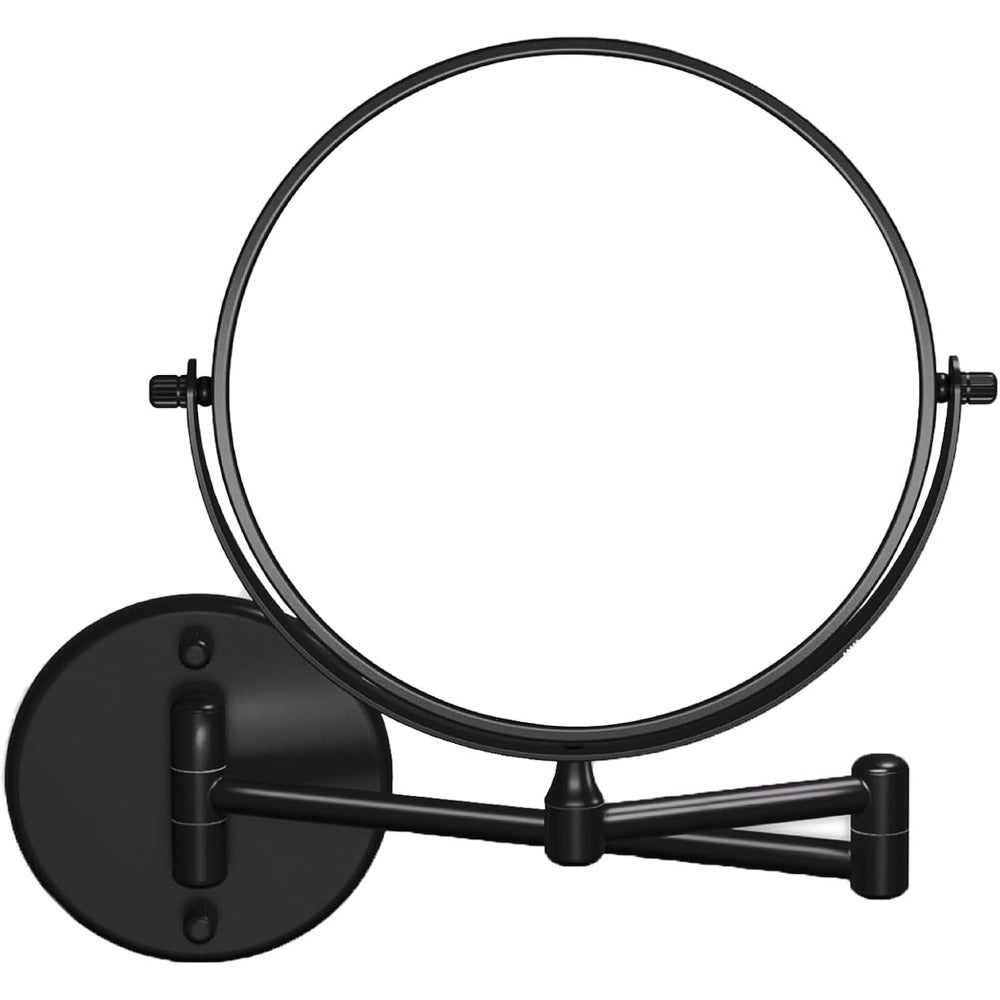 Wall-Mounted Vanity Mirror, Makeup Mirror, Double-Sided Swivel Extendable Folding Arm Bathroom Mirror
