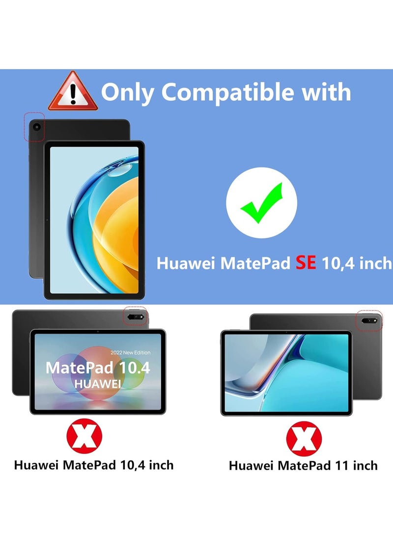 compatible for Huawei MatePad SE Case 10.4 inch 2022 Released 4 Corners Shock-proof Transparent Clear Shockproof TPU Protective Case Cover