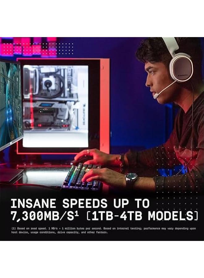 Arabest 1TB SN850X NVMe Internal Gaming Solid State Drive with Heatsink for Playstation 5, Gen4 PCIe, M.2 2280, Speeds up to 7,300 MB/s - WDS100T2XHE  - Image 2