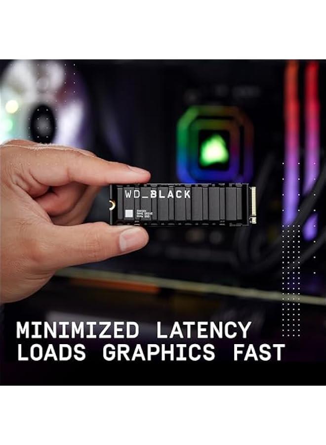 Arabest 1TB SN850X NVMe Internal Gaming Solid State Drive with Heatsink for Playstation 5, Gen4 PCIe, M.2 2280, Speeds up to 7,300 MB/s - WDS100T2XHE  - Image 3