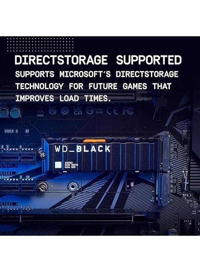 Arabest 1TB SN850X NVMe Internal Gaming Solid State Drive with Heatsink for Playstation 5, Gen4 PCIe, M.2 2280, Speeds up to 7,300 MB/s - WDS100T2XHE  - Image 5