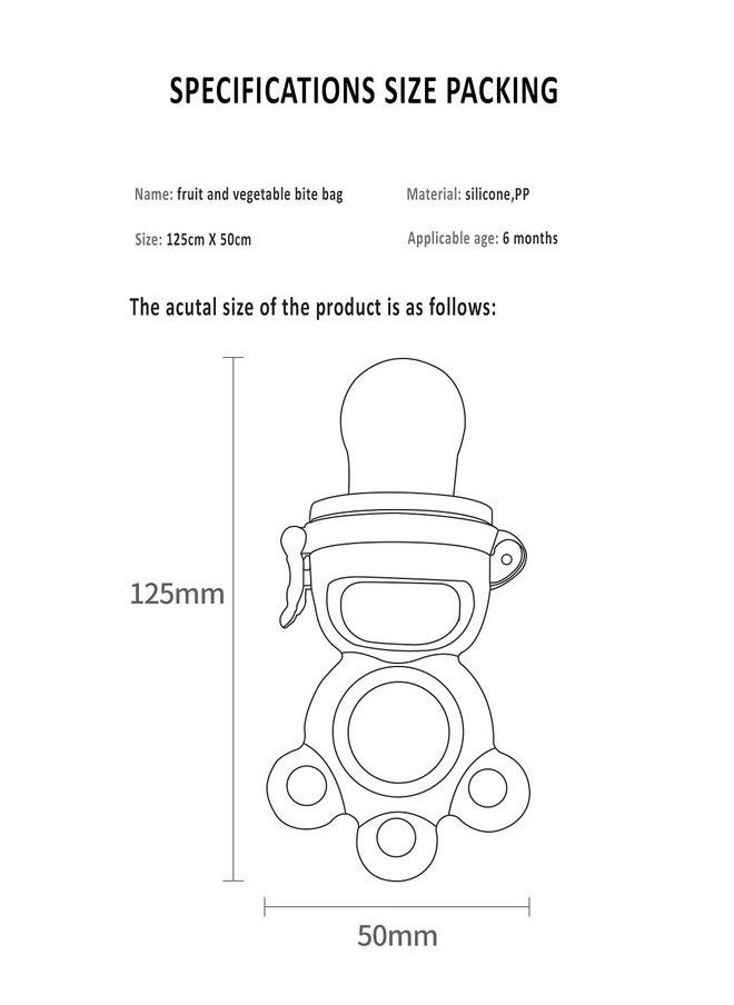 Baby Soother;Fruit Feeder For Toddlers From 0 To 3 Years (Assorted) - pzsku/Z5145F1A51C3F1B56FFFAZ/45/_/1692274121/0abe0b5a-8d5e-40f4-9bd0-63a90d148aec