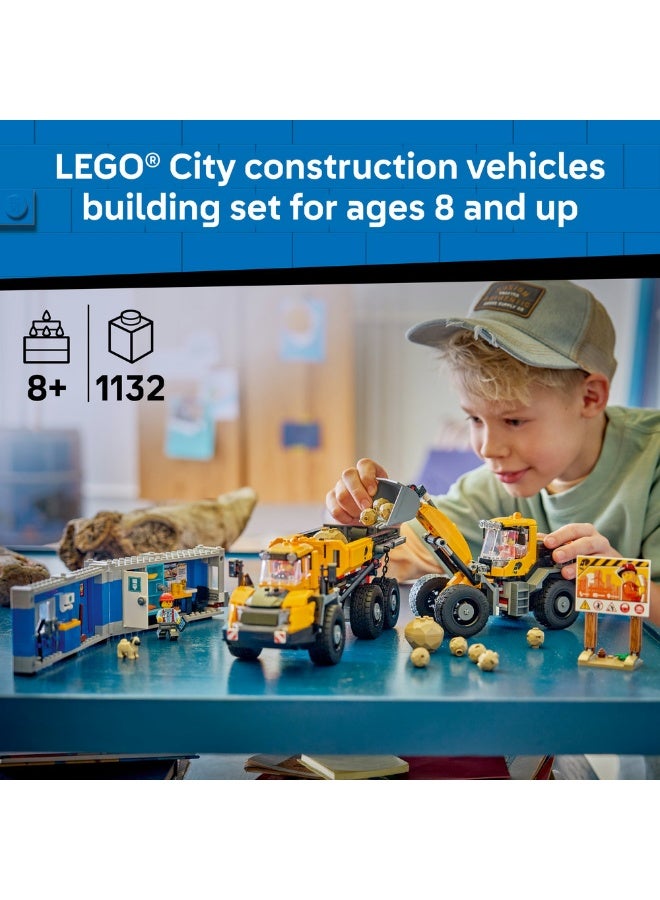 LEGO City Dump Truck & Front End Loader Building Toy 60494 (Age 8+, 1132 Pieces) - Image 2