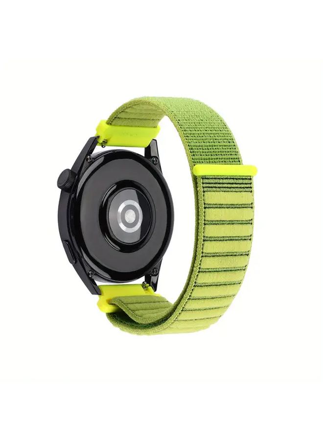 Quick Release Nylon Strap 22mm Pearl White Adjustable For Smartwatch Fitness Tracker - Image 3