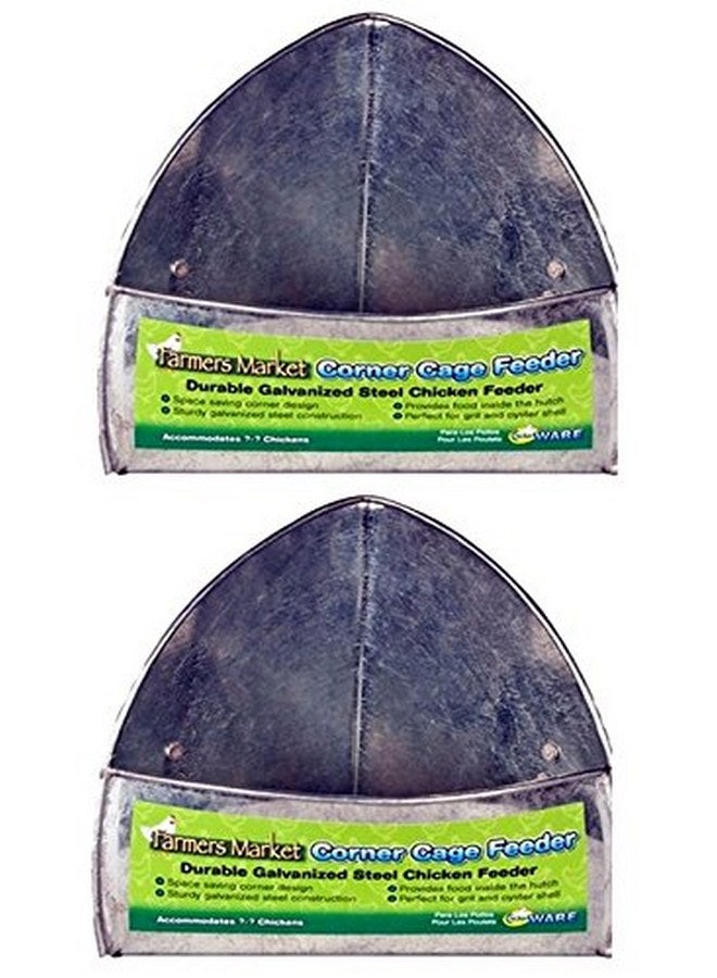 وير مانيوفاكتشارينج وحدة تغذية قفص الدجاج الزاوية من وير مانوفاكتشرينج (عبوة من قطعتين)