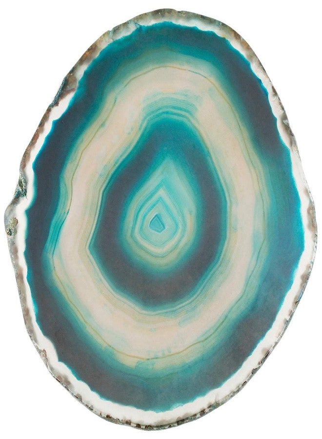 رووك كلاود مجموعة روك كلاود من شرائح العقيق، قطعة واحدة، أحجار جيود، بطاقة مكان، مجموعة أحجار كريستال علاجية لتزيين المنزل بشكل غير منتظم، 3-4.3 بوصة - Image 1