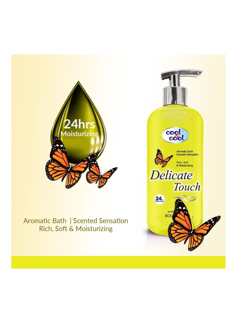 Cool & Cool Body Wash Delicate Touch 500ml - Image 2