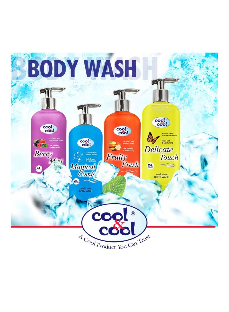 Cool & Cool Body Wash Delicate Touch 500ml - Image 5