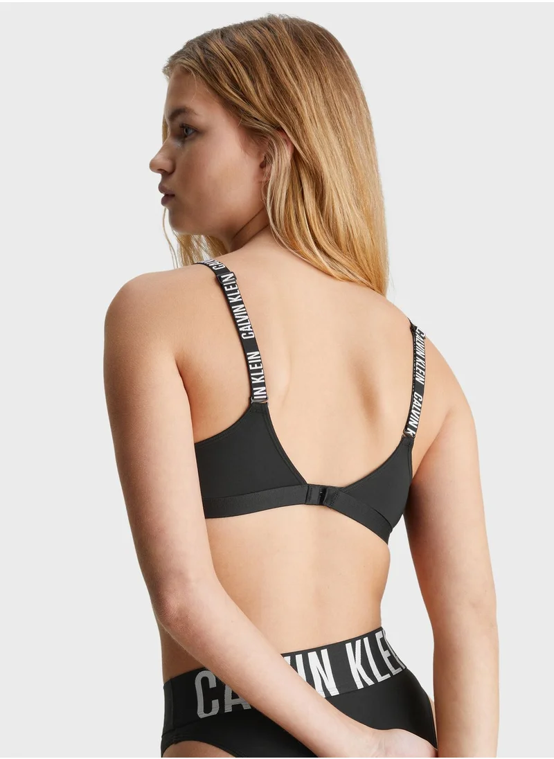 CALVIN KLEIN Lightly Lined Log Bralette