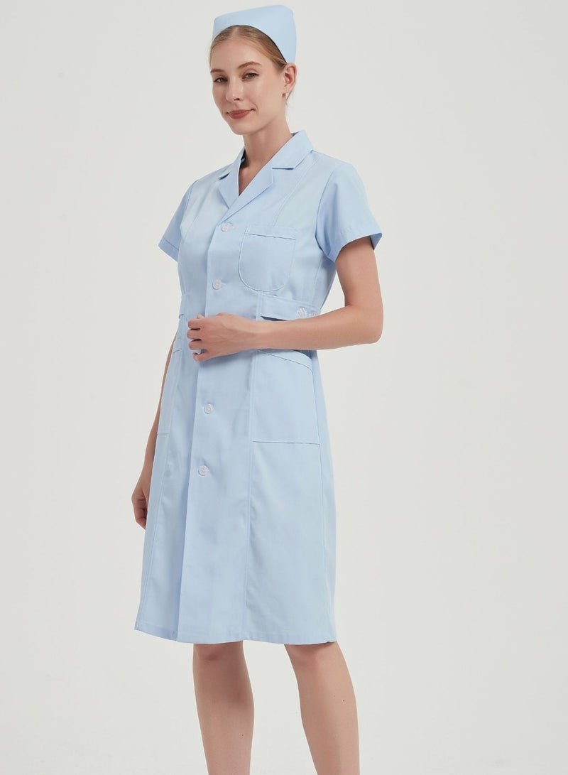 KUYING Summer Style Lab Coat For Door-To-Door Medical Work Clothes - Image 2