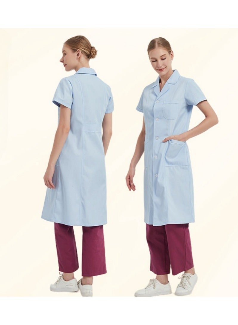 KUYING Summer Style Lab Coat For Door-To-Door Medical Work Clothes - Image 3