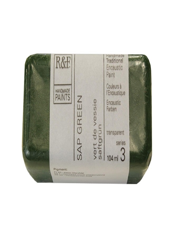 R&F Artist Encaustic Paint, Sap Green, 104 ml - Image 1