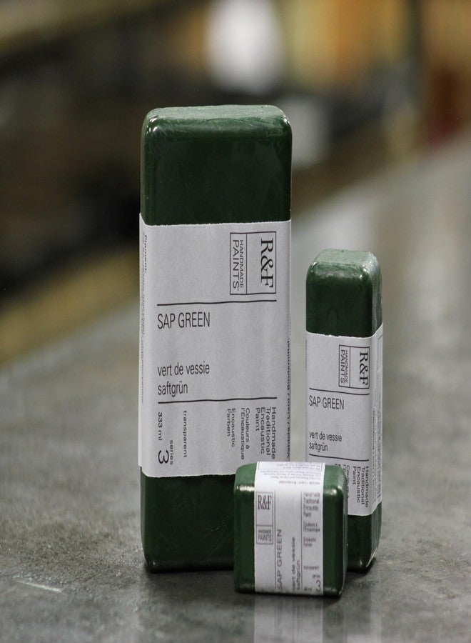 R&F Artist Encaustic Paint, Sap Green, 104 ml - Image 3