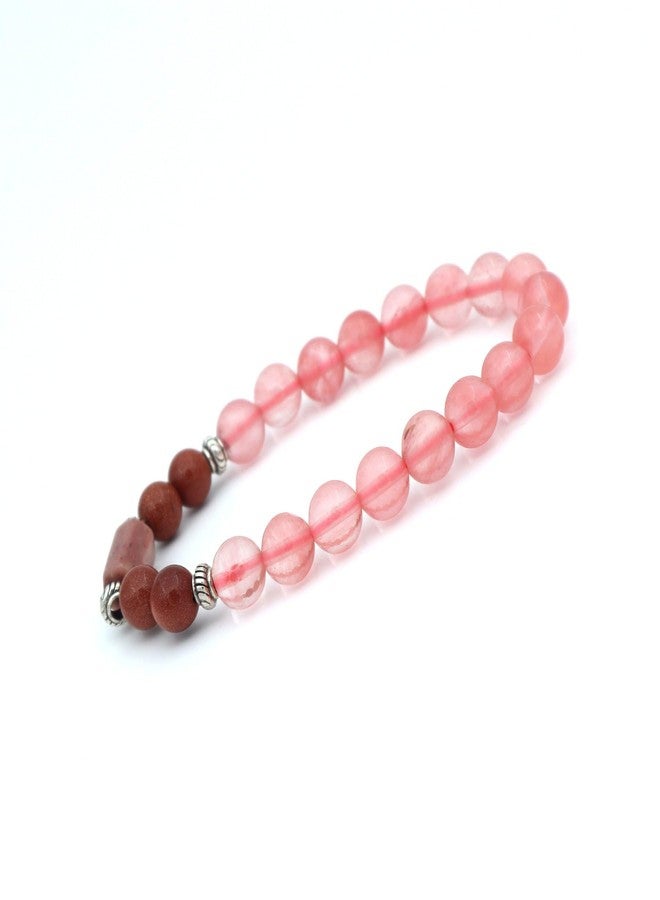 GANGTARANG SCORPIO (वृश्चिक) RASHI BRACELET with Lab Certificate | Vrashchik Rashi Original Gemstone Bracelet (Unisex) For Planetary Benefits - Image 5
