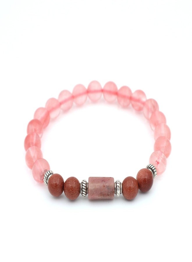 GANGTARANG SCORPIO (वृश्चिक) RASHI BRACELET with Lab Certificate | Vrashchik Rashi Original Gemstone Bracelet (Unisex) For Planetary Benefits - Image 1