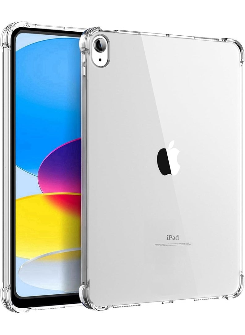 Theodor Clear Case For Apple iPad (A16) 11th Gen 11 Inch 2025/10th Gen 10.9 Inch 2022, Shock-Absorption TPU Cover with Reinforced Corners, Soft Flexible & Crystal Clear Protective Bumper Case - Image 1