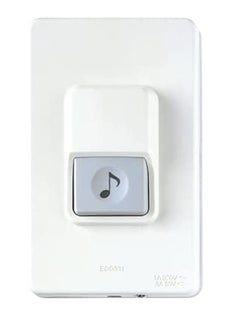 Panasonic RACO Panasonic Push Button for Door Chime Weatherproof Door Bell Switch White  - Image 1