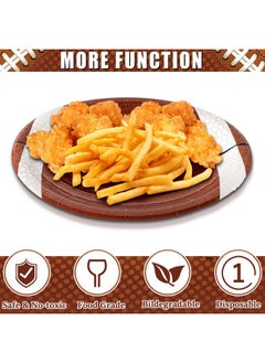 100Pcs Football Party Supplies Football Shaped Disposable Paper Dinner Plates Tableware For Sports Game Birthday Tailgate Party Decoration - pzsku/Z514692CA17975B1BD610Z/45/_/1734347104/5d1d5fed-4e6c-424d-8bac-c16062d5ba89