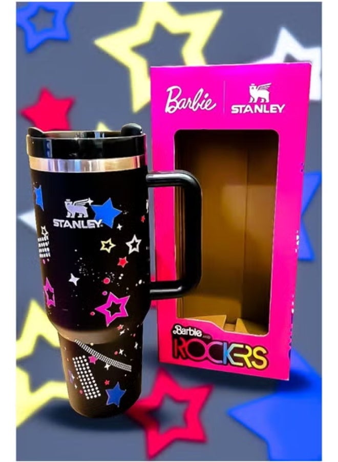 Stanley x Barbie 40oz Tumbler Limited Edition – Stainless Steel Travel Mug with Reusable Straw | BPA-Free, Eco-Friendly & Dishwasher Safe | Leakproof FlowState™ Lid & Double-Wall Insulation Keeps Drinks Hot for 16 Hours or Cold for 24 Hours | Slim Base Fits Most Car Cup Holders | Rugged Ergonomic Handle for Home, Office, Travel & Outdoor Use - Image 1