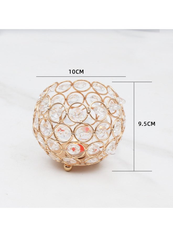 WAOKN Party Wedding Candle Cup Creative Retro Hollow Metal Glass Candle Holder, Tabletop Decoration Candle Lantern, Suitable for Wedding Decorations Holiday Table Decoration  - Image 4