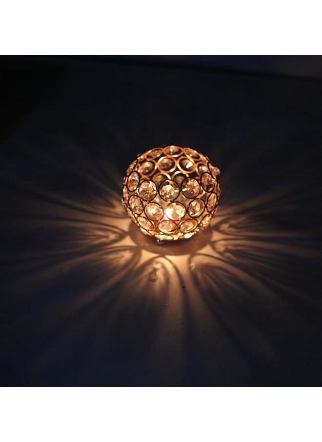 WAOKN Party Wedding Candle Cup Creative Retro Hollow Metal Glass Candle Holder, Tabletop Decoration Candle Lantern, Suitable for Wedding Decorations Holiday Table Decoration  - Image 3