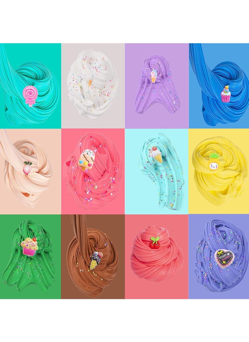 Generic 30 Pack Butter Slime Kits,Unicorn Slime Putty for Girls and Boys,Mini Scented Slime for Kids Party Favor Gift, Soft and Non-Sticky  - Image 2