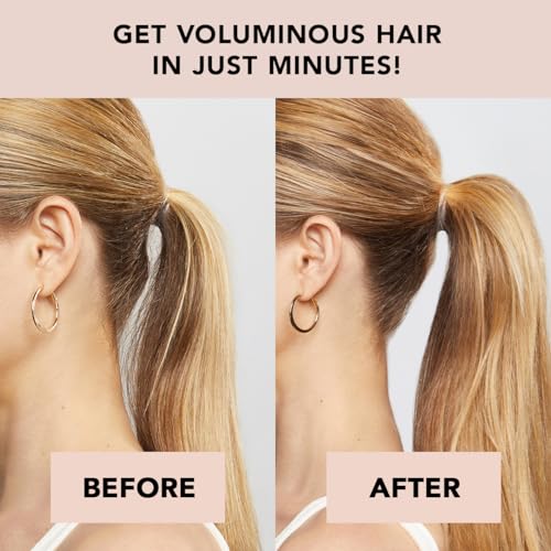 Kitsch PONYFULL Hair Volumizer Tool - Adds Lift and Style To Your Ponytail | Hair Bun Maker for Women | Ponytail Volumizer, Includes 3 No Snag Elastic Ties | Ideal Gifts for Women - (Blonde) - Image 5