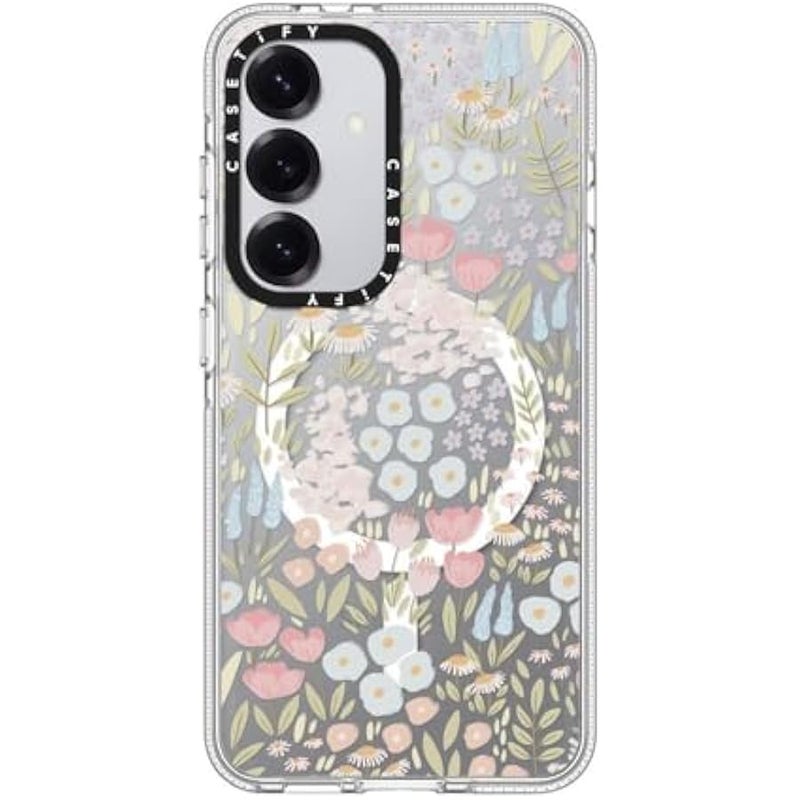 Casetify Magnetic Clear Galaxy S25 Case 【Compatible with Magsafe】 - Eleanor - Image 1