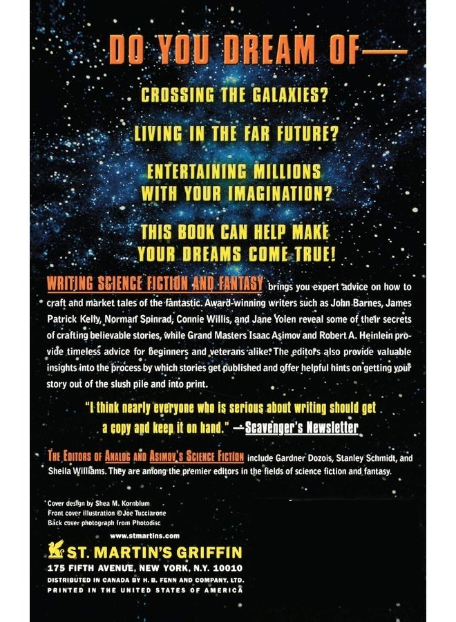 Writing Science Fiction & Fantasy: 20 Dynamic Essays by the Field's Top Professionals  - Image 2