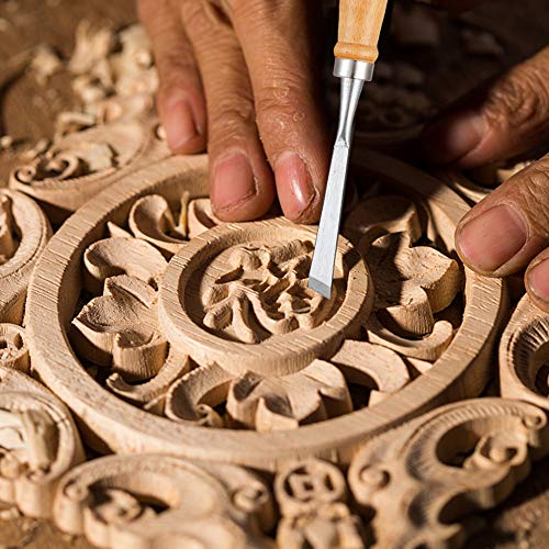 Calary 24Pcs Wood Carving Chisel Set - Kit Including Small and Large Size Wood Carver Set - Image 3