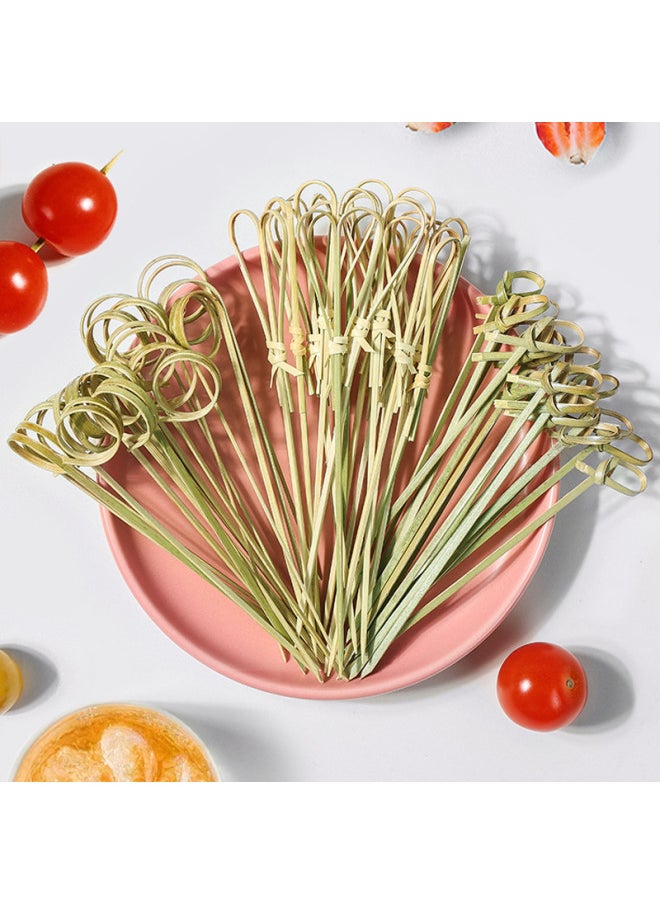 Generic - Mini Sugar-Coated Berry String Sticker Bamboo Sticker Disposable Special Material Net Red Small String Fruit Sticker Tool-Specifications:Red Leather Scissors/9cm /50 - Image 1