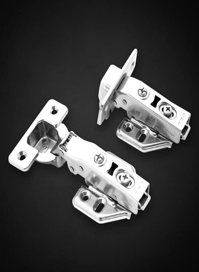 EBCO SS Soft Close Hinge Slow Motion Overlay - SS304 - with 4 HO - Image 1